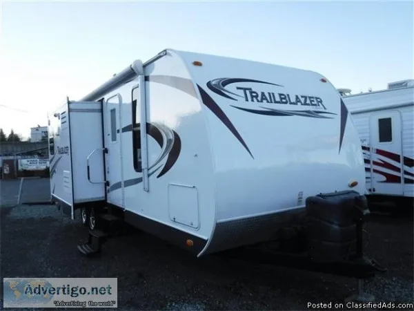 2013 Komfort Trailbl 27 Rear Bath 2 Slides Travel Trailer