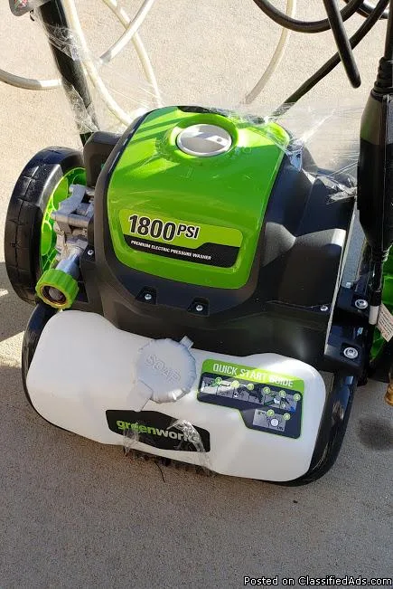 Greenworks 1800PSI Electric Pressure Washer