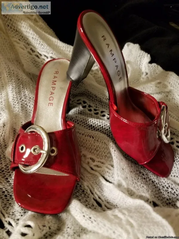 NEW RAMPAGE RED HEELS