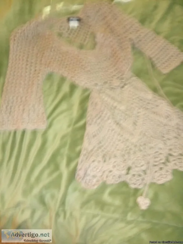 Crochet tunic XL