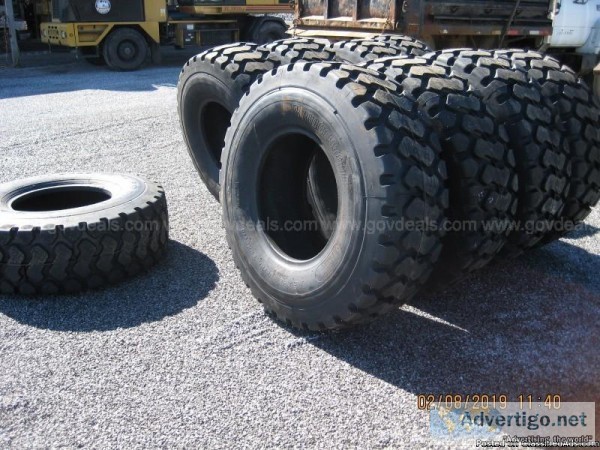 Bridgestone Grader Tires Recapped