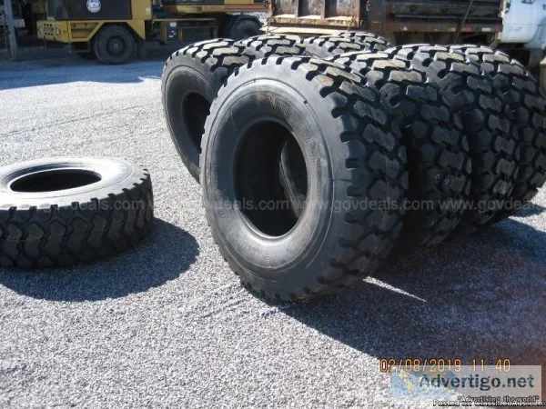 Bridgestone Grader Tires Recapped