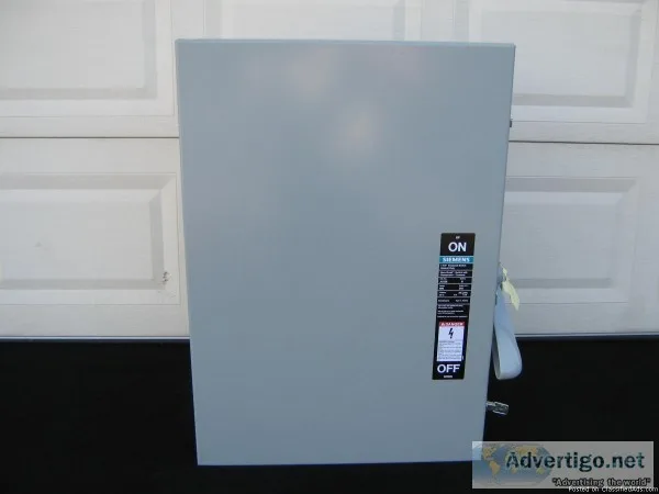 Electrical Safety Switch Siemans 400 Amp 240 Volts 3 Phase