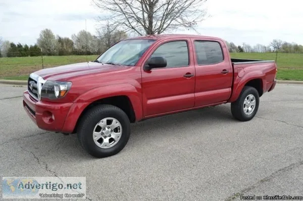2005 Toyota Tacoma Red Pickup Truck