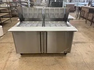 ON SALE 60&quot SANDWICH PREP TABLE - MEGATOP