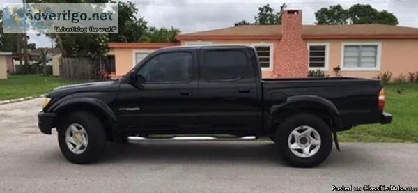2002 Toyota Tacoma Prerunner Black Truck