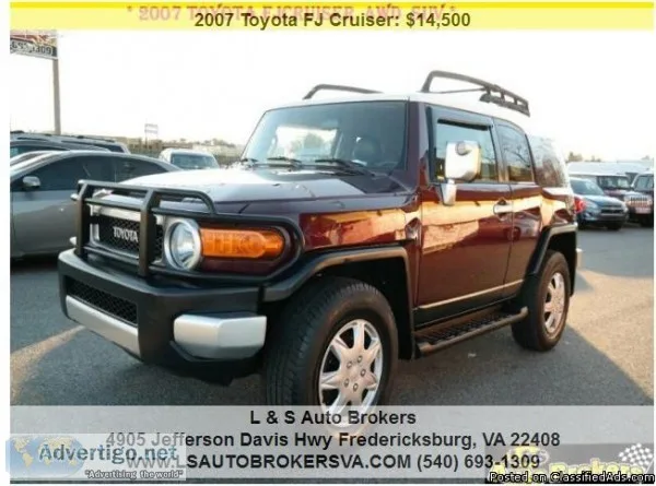 2007 Toyota FJ Cruiser 4dr SUV 4WD