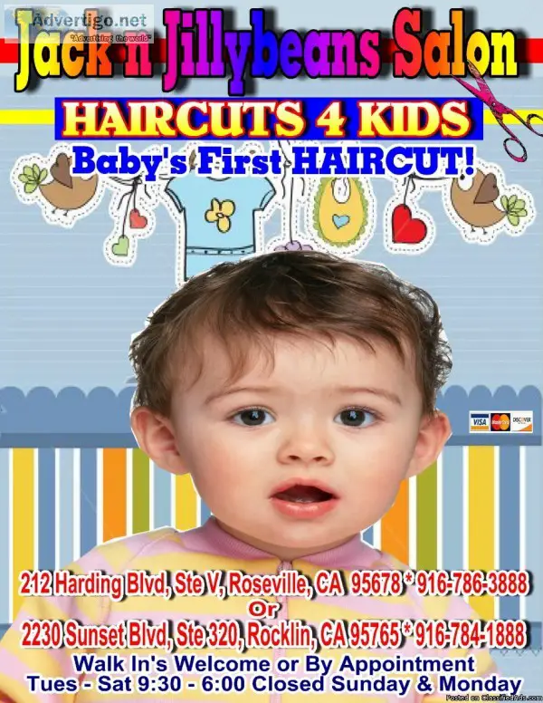 Baby s First HAIRCUT with Jack n Jillybeans Salon