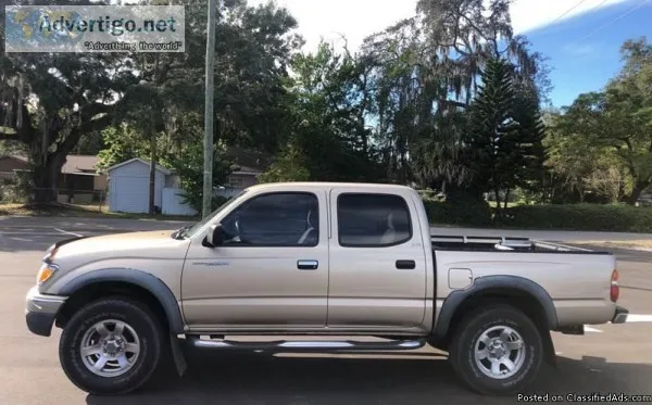 2002 Toyota Tacoma Gold Pickup Truck