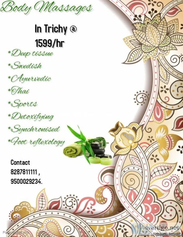 Body Massages  1599hr