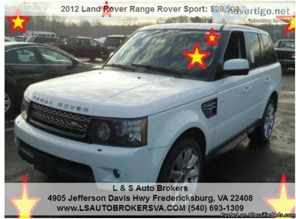2012 Land Rover Range Rover Sport 4x4 HSE LUX