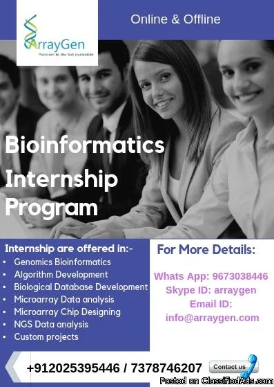 BIOINFORMATICS INTERNSHIP PROGRAM