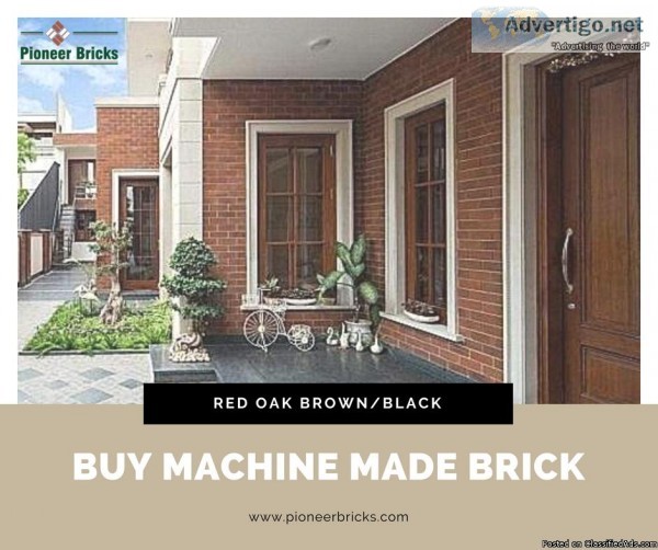 Buy Machine Made Brick - Red Oak BrownBlack