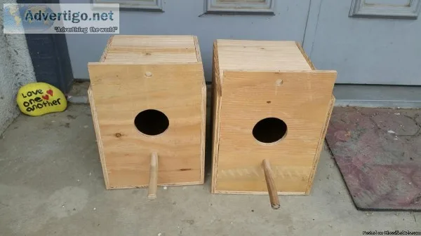 Cockatiel nestboxes