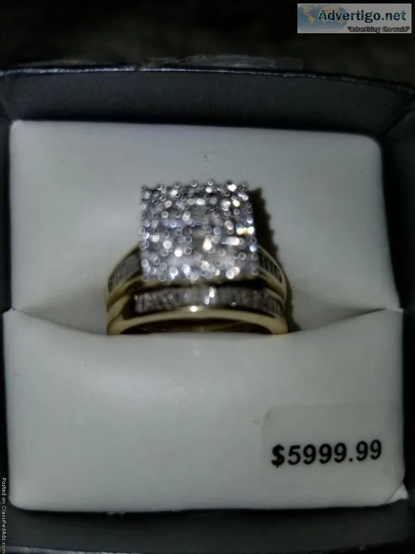Wedding band set