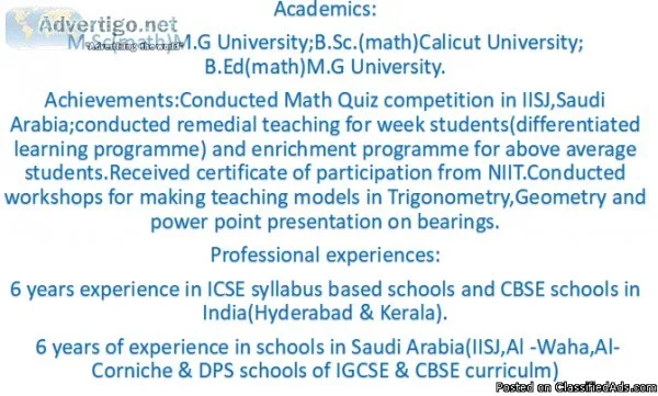 ONLINE TUTOR