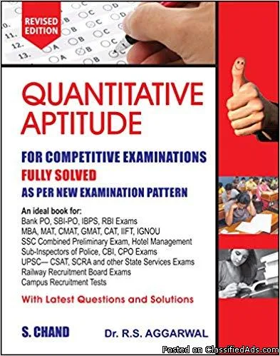 Quantitative Aptitude for Competitive Examinations Paperback
