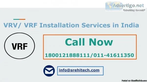 VRVVRF System Service in India