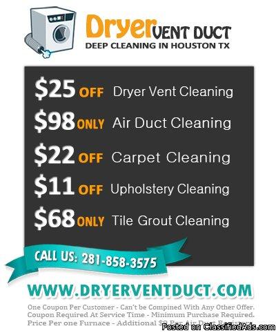 Dryer Vent Duct in Houston TX
