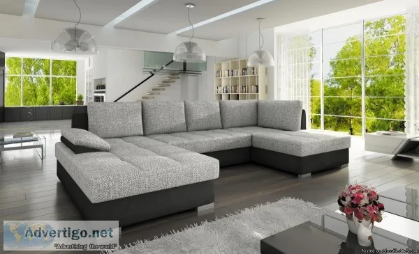 Spacious Sofa with fold-out bed