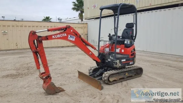 2016 KUBOTA U17 MINI HYDRAULIC EXCAVATOR