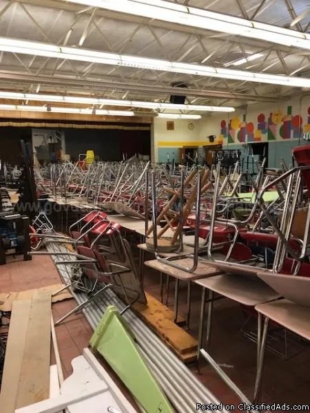 Classroom Student Teacher and Computer Desks