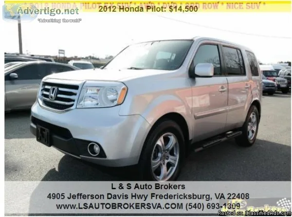 2012 HONDA PILOT 4X4 EX