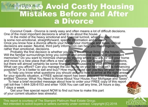 How to Avoid Costly Housing Mistakes Before and After a Divorce