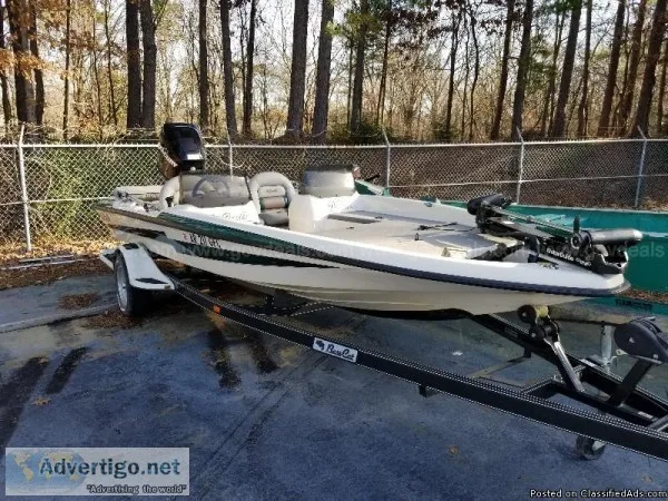 2002 Pantera Bass Cat Boat Motor and Trailer