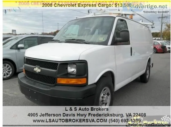2008 CHEVROLET EXPRESS 2500 CARGO VAN