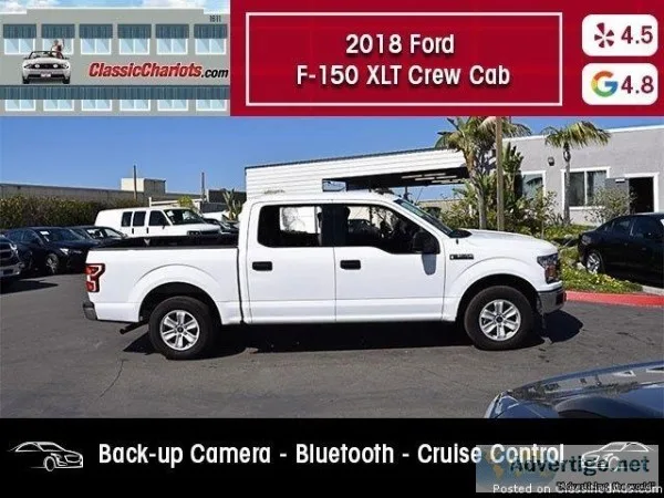 USED 2018 Ford F-150 XLT Crew Cab for sale in San Diego 18404R