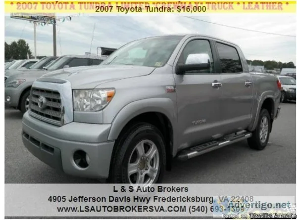 2007 TOYOTA TUNDRA LIMITED CREWMAX