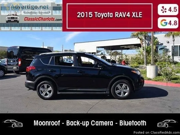 USED 2015 Toyota RAV4 XLE for sale in San Diego 18482