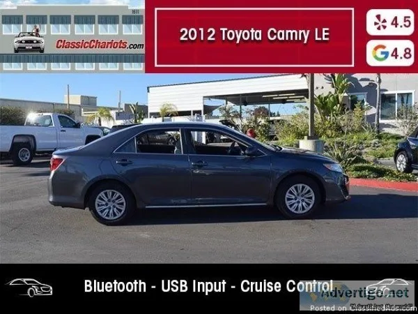 USED 2012 Toyota Camry LE for sale in San Diego 18429