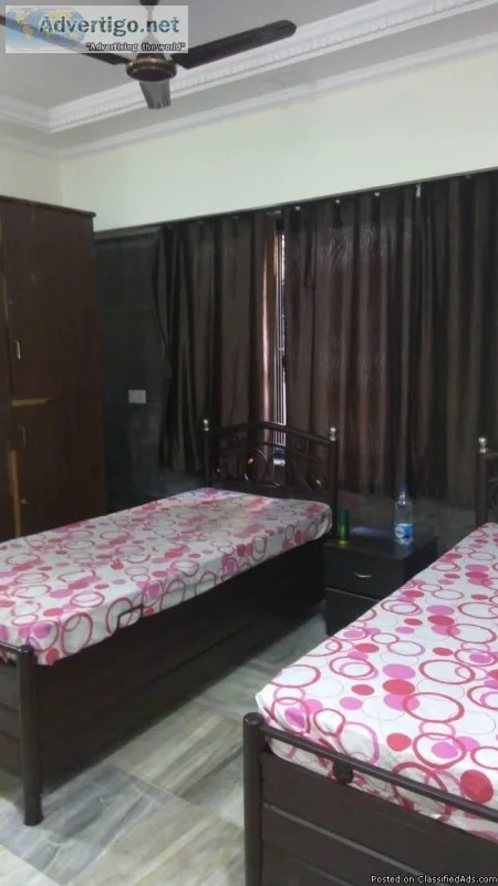 This quiet Full Furnished 2 BHK Apartment For Boys
