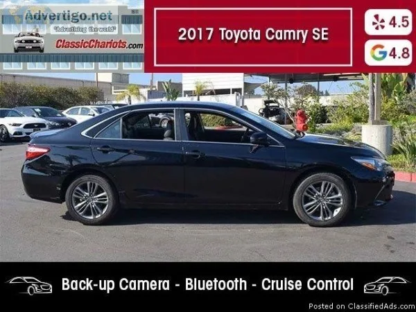 USED 2017 Toyota Camry SE for sale in San Diego 18320R
