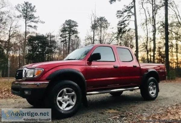 2002 Toyota Tacoma Red Pickup Truck