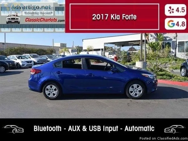 USED 2017 Kia Forte LX for sale in San Diego 18372