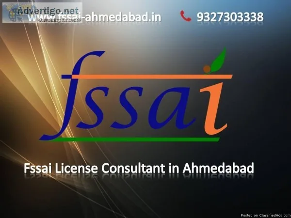 Fssai license consultant in Ahmedabad  fssai-ahmedabad.in