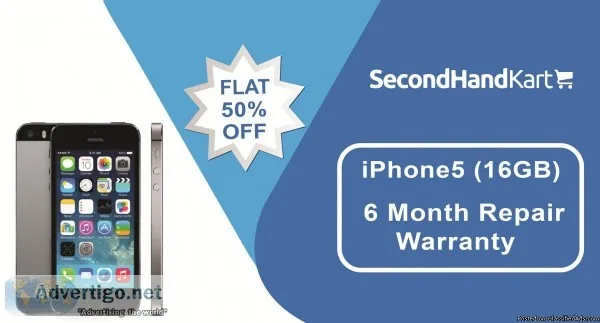Buy iPhone5 16GB at Flat 50% off