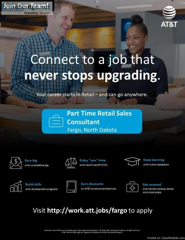 Full Time Retail Sales Consultant - Fargo ND