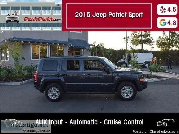 USED 2015 Jeep Patriot Sport for sale in San Diego 18357R