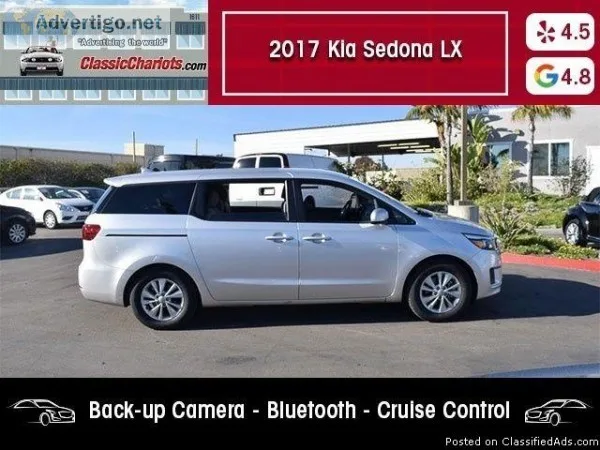 USED 2017 Kia Sedona LX for sale in San Diego 18454R