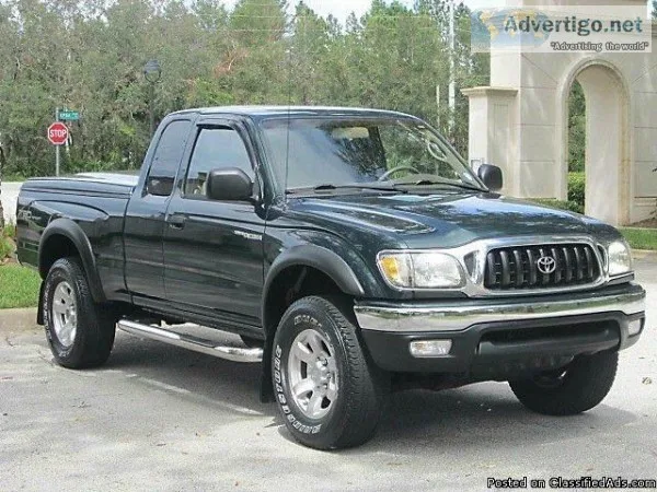 2002 Toyota Tacoma Green Truck Pickup