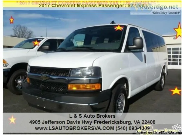 2017 CHEVROLET EXPRESS PASSANGER VAN