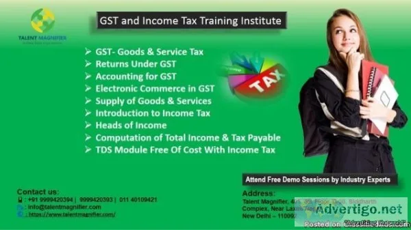 Renowned E-Accounts and E-GST Training Course Institute