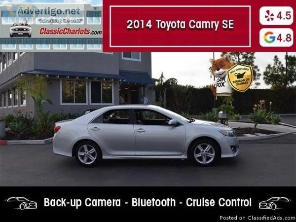 USED 2014 Toyota Camry SE for sale in San Diego 18374