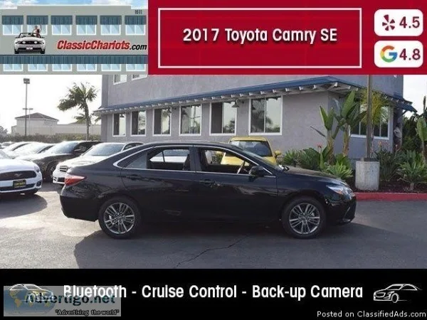 USED 2017 Toyota Camry SE for sale in San Diego 18286R
