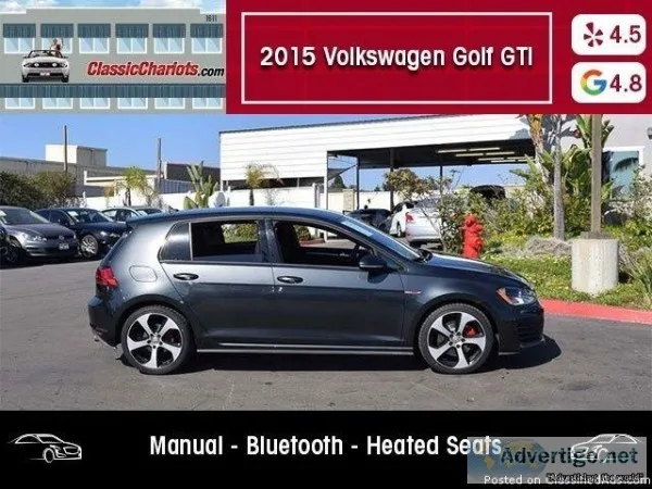 USED 2015 Volkswagen Golf GTI S for sale in San Diego 18422