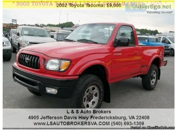 2002 TOYOTA TACOMA MANUAL